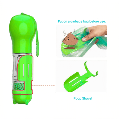 PawRide™ 4 IN 1 DOG FEEDER WATER BOTTLE