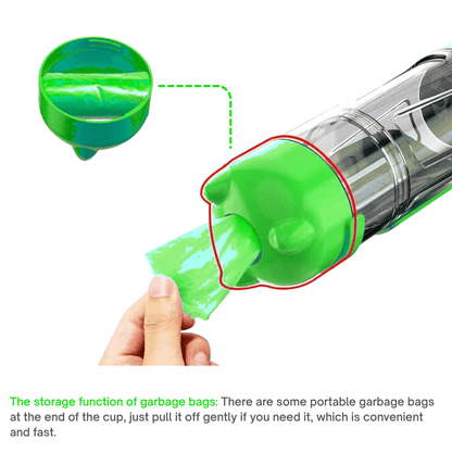 PawRide™ 4 IN 1 DOG FEEDER WATER BOTTLE