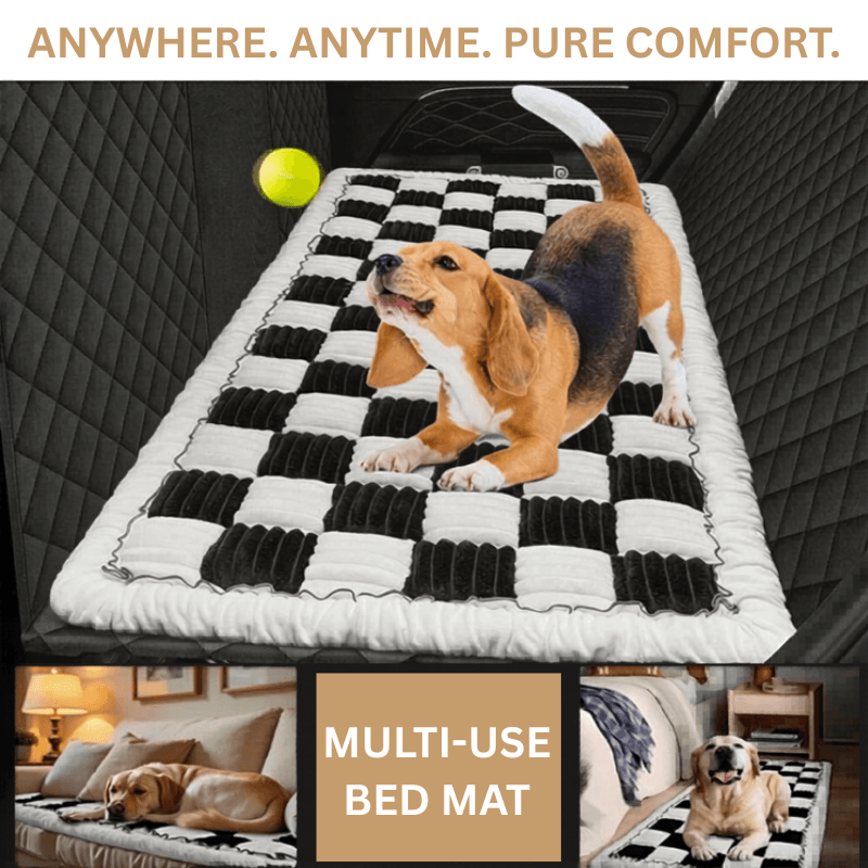 PawRide™ Premium Backseat Dog Bed Mat Protector